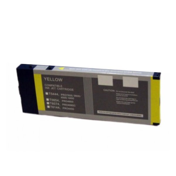 Tinteiro compatível Epson t6144 amarelo tinta pigmentada c13t614400