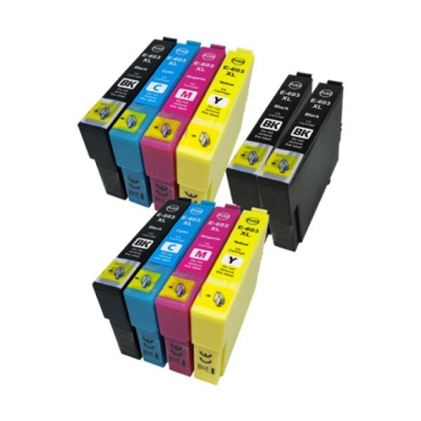 Pack 10 Tinteiros compatíveis Epson 603xl