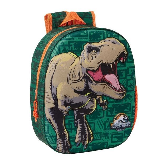 Mochila Safta Jurassic World 3D
