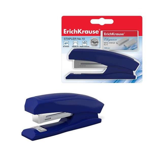 Agrafador Erichkrause - 20 folhas - cores sortidas