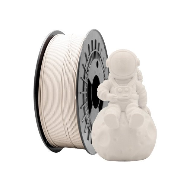 Filamento de impressão 3D PETG 1.75mm bobina 1kg - branco