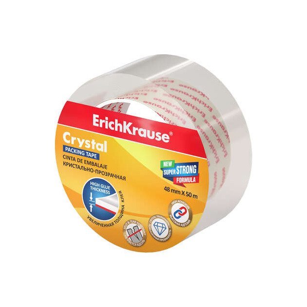 Fita Adesiva 48mmx50m transparente - ErichKrause Crystal