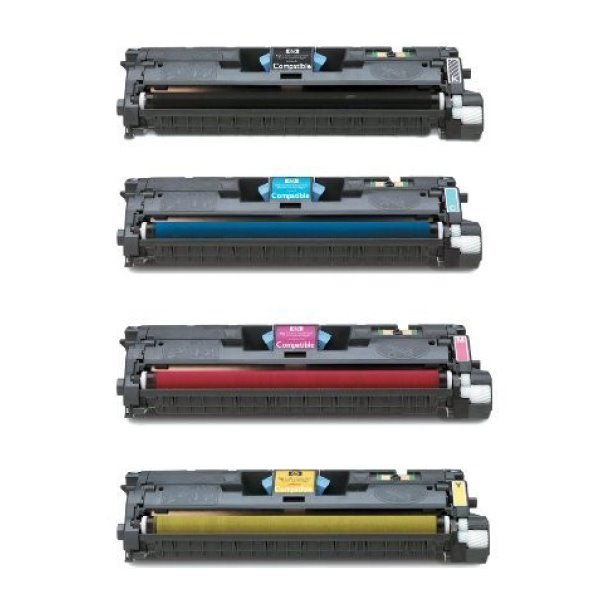 Pack 4 toners compatíveis Hp 122A / Hp 121A / Canon 701