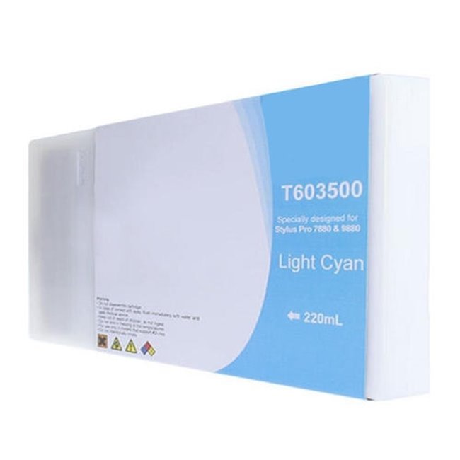 Tinteiro compatível Epson t6035 ciano claro tinta pigmentada c13t603500