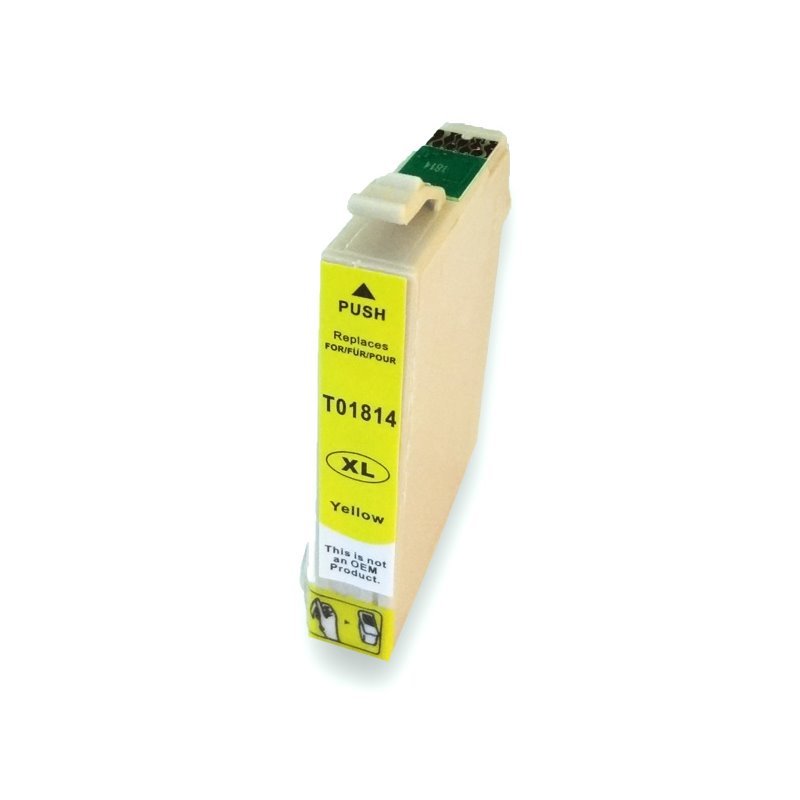 Tinteiro compatível Epson 18xl - T1814 amarelo (C13T18144010)