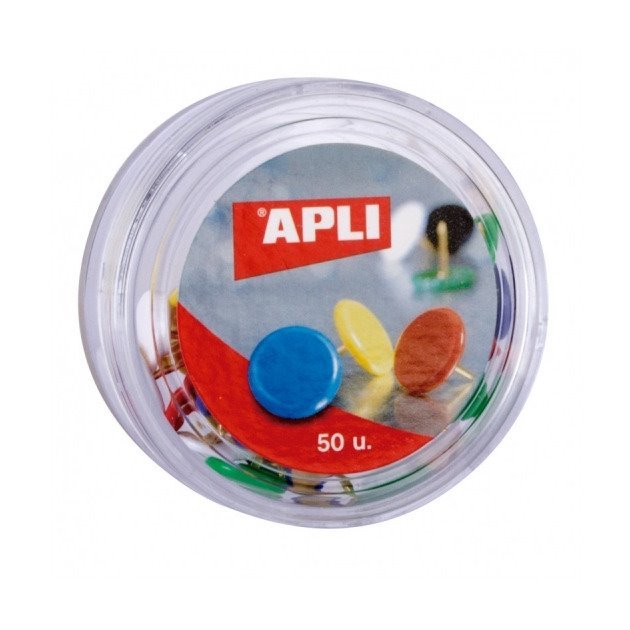 Pioneses coloridos Apli - 50 unidades