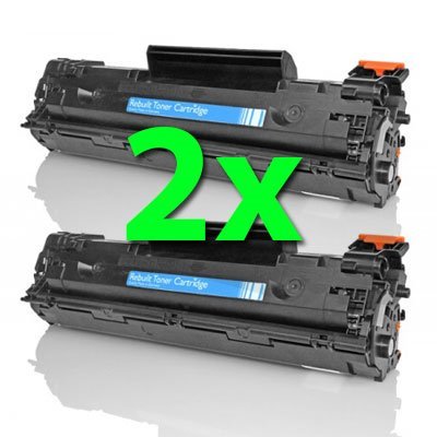 Pack 2 Toners compatíveis Hp 85A preto (ce285a)