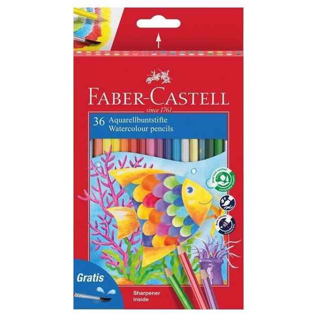 Pack 36 lápis de cor Faber-Castell Classic Colour aguarelável