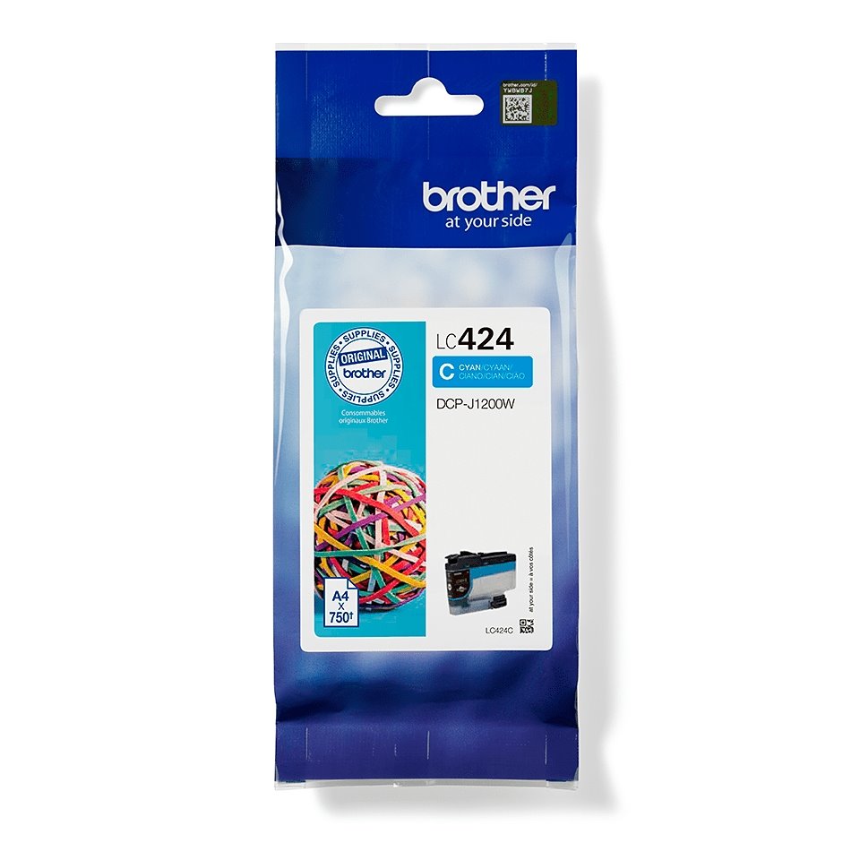 Tinteiro original Brother LC424 Ciano (LC424C)