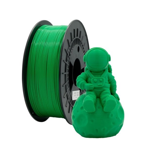Filamento de impressão 3D PLA MATE 1.75mm bobina 1kg - verde
