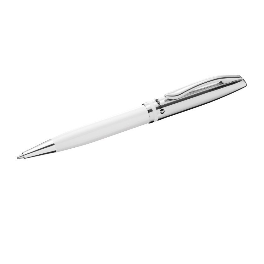 Esferográfica Retrátil Pelikan Jazz Classic - Traço 1 mm / Branco