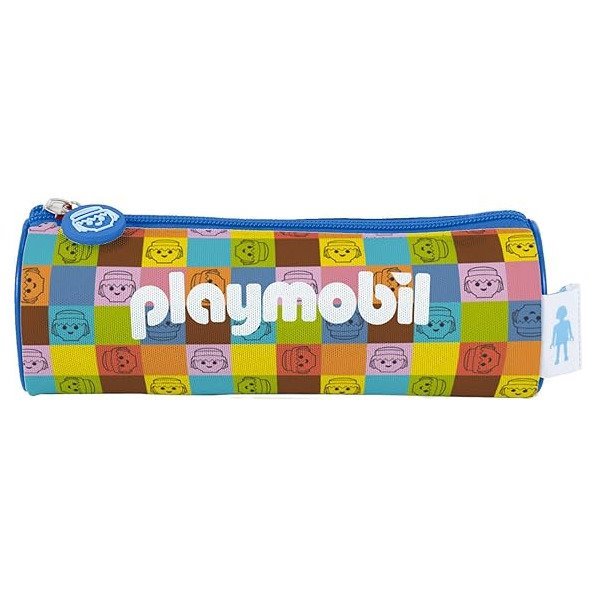 Estojo escolar Dohe Playmobil Unite As One - 1 compartimento / Fecho de correr