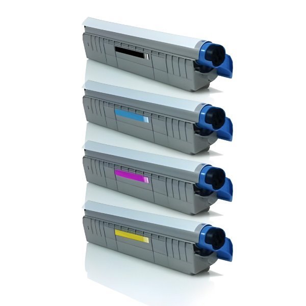 Pack 4 Toners compatíveis Oki C8600