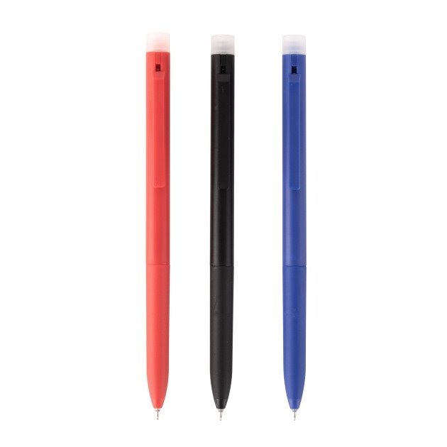 Pack de 4 Canetas de Gel Apagáveis Apli - 0,5 mm / Azul Preto e Vermelho