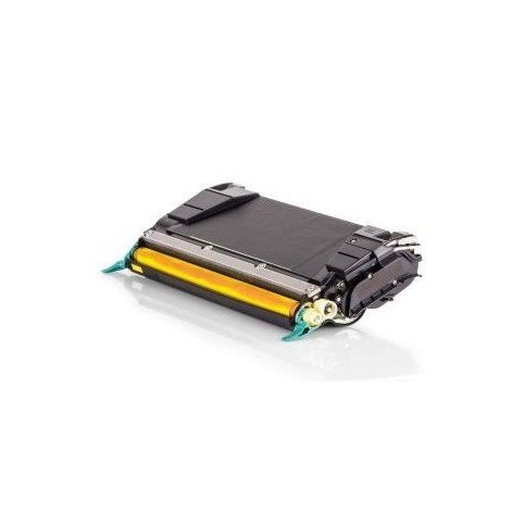 Toner compatível Lexmark c734 / c736 / x738 amarelo (C734A1YG / C736H1YG)