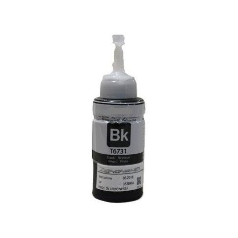 Tinta compatível EPSON EcoTank T6731 preto 70ml (C13T67314A)