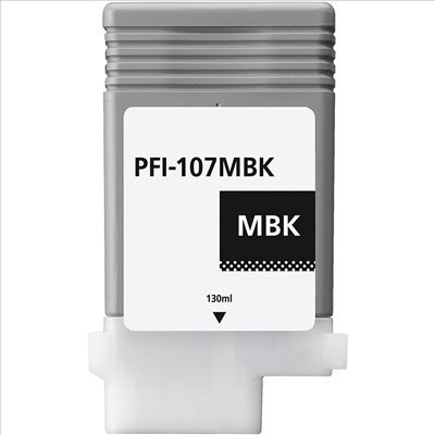 Tinteiro compativel Canon pfi107 preto mate tinta pigmentada (6704B001)