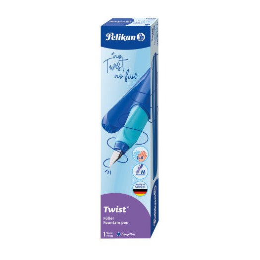 Caneta Estilográfica Pelikan Twist - Azul