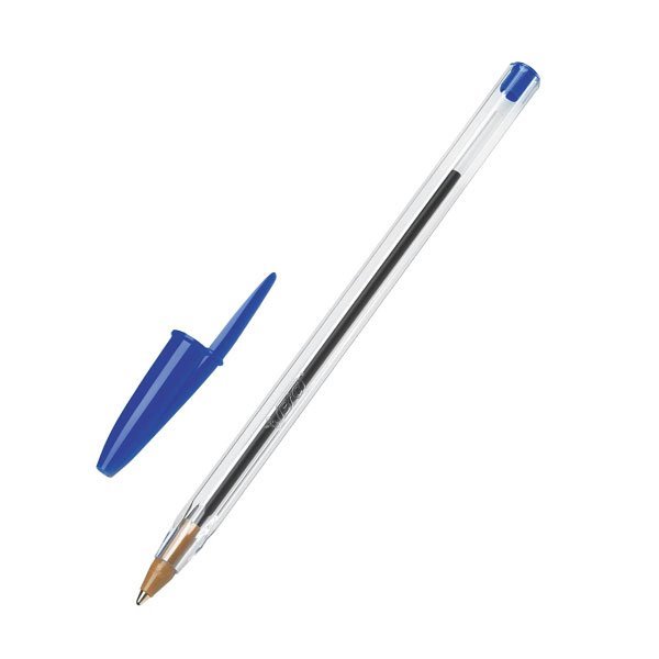 Esferográfica Bic cristal original azul - ponta redonda 1mm