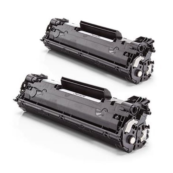Pack 2 toners compatíveis Hp 83a preto (cf283A)