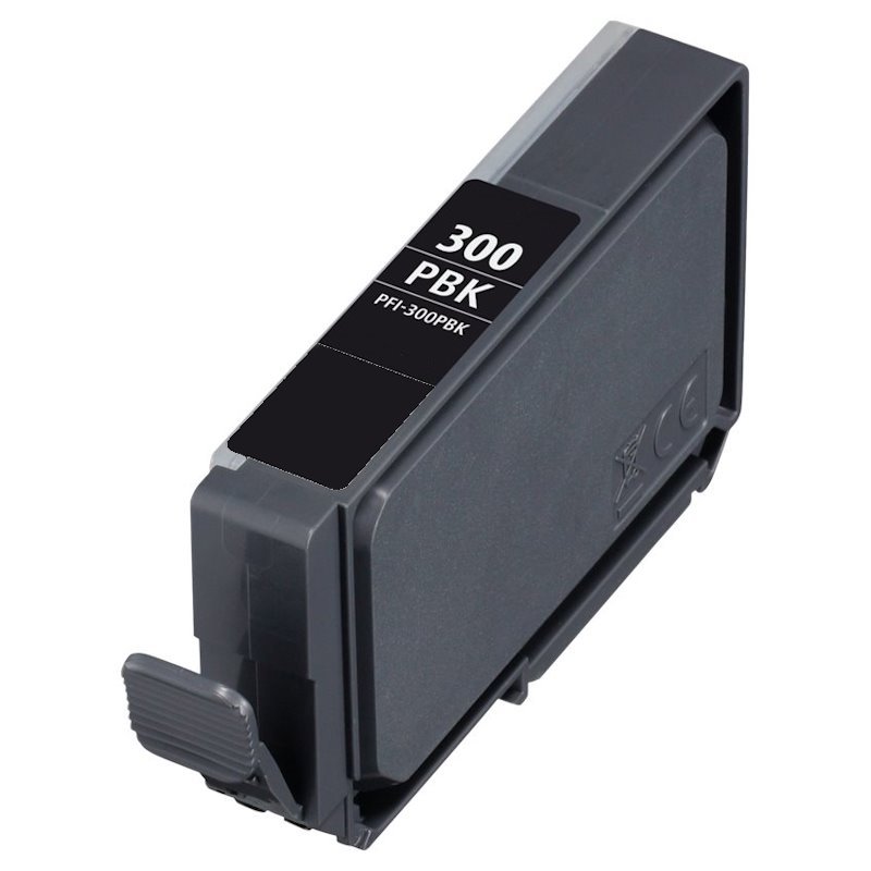 Tinteiro compativel Canon PFI300 preto photo (4193C001 / PFI300PBK)