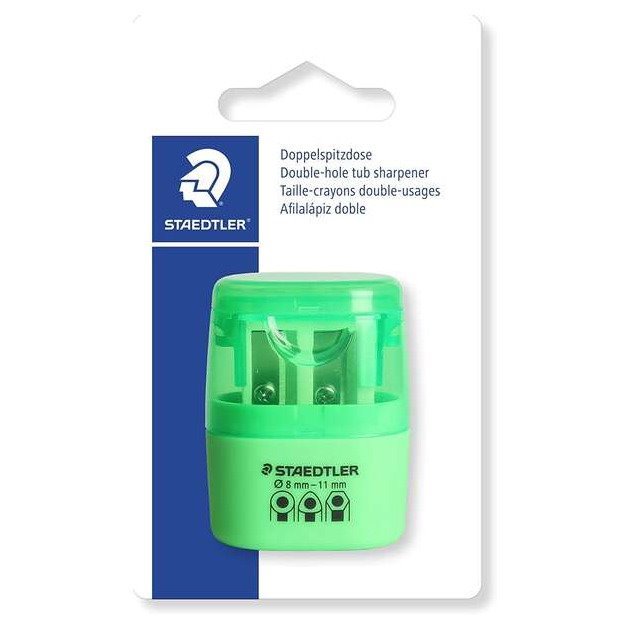 Afia lápis Staedtler Noris duplo com depósito verde neon