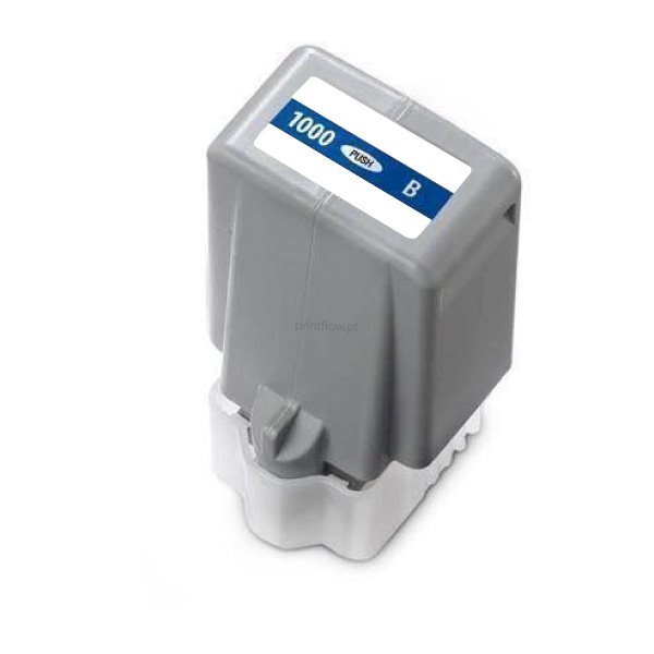 Tinteiro compativel Canon PFI1000 azul tinta pigmentada (0555C001)