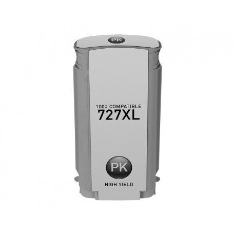 Tinteiro compatível Hp 727 preto photo (b3p23a/f9j79a)