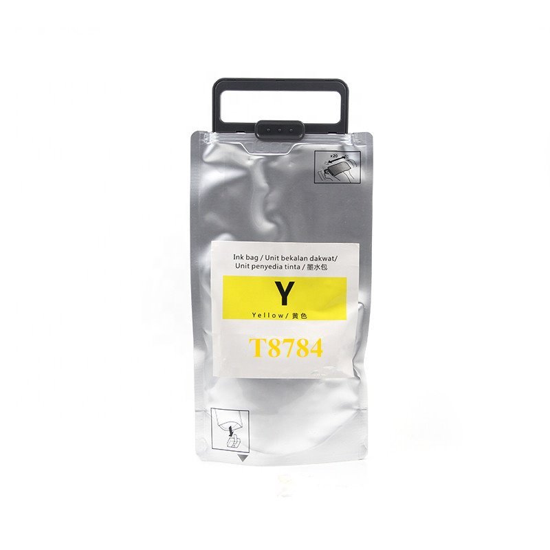 Tinteiro compatível Epson t8784 / t8384 amarelo tinta pigmentada (c13t878440 / c13t838440)