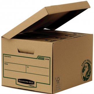 Pack 10 Contentores de Arquivo Fellowes Bankers Box Earth Series Maxi