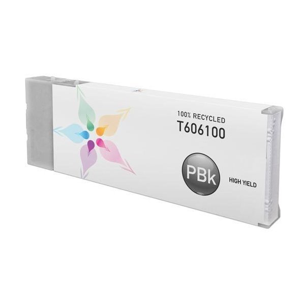 Tinteiro compatível Epson t6061 preto photo tinta pigmentada c13t606100
