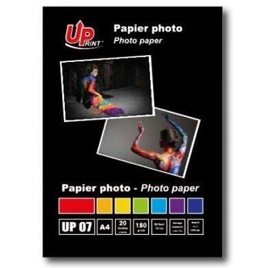 Papel Fotográfico Jato de Tinta A4 Brilhante (180g / 20 folhas)