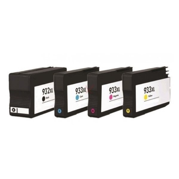 Pack 4 tinteiros compatíveis Hp 932xl + 933xl
