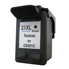 Tinteiro compatível Hp 21XL preto (C9351AE / C9351CE)