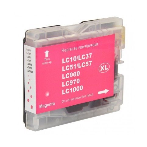 Tinteiro compatível Brother lc970/lc1000 magenta (lc970m/lc1000m)
