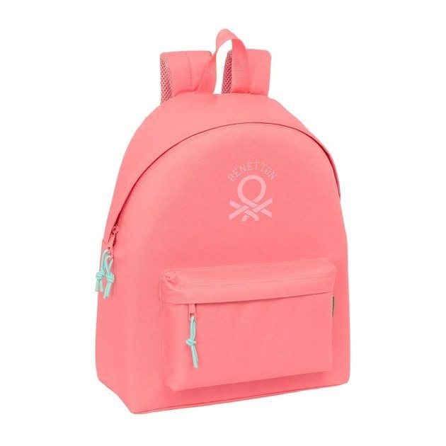 Mochila Safta Benetton Basics Coral