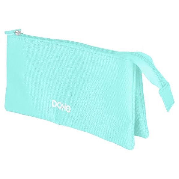 Estojo escolar Dohe Serenity - 3 compartimentos / Verde