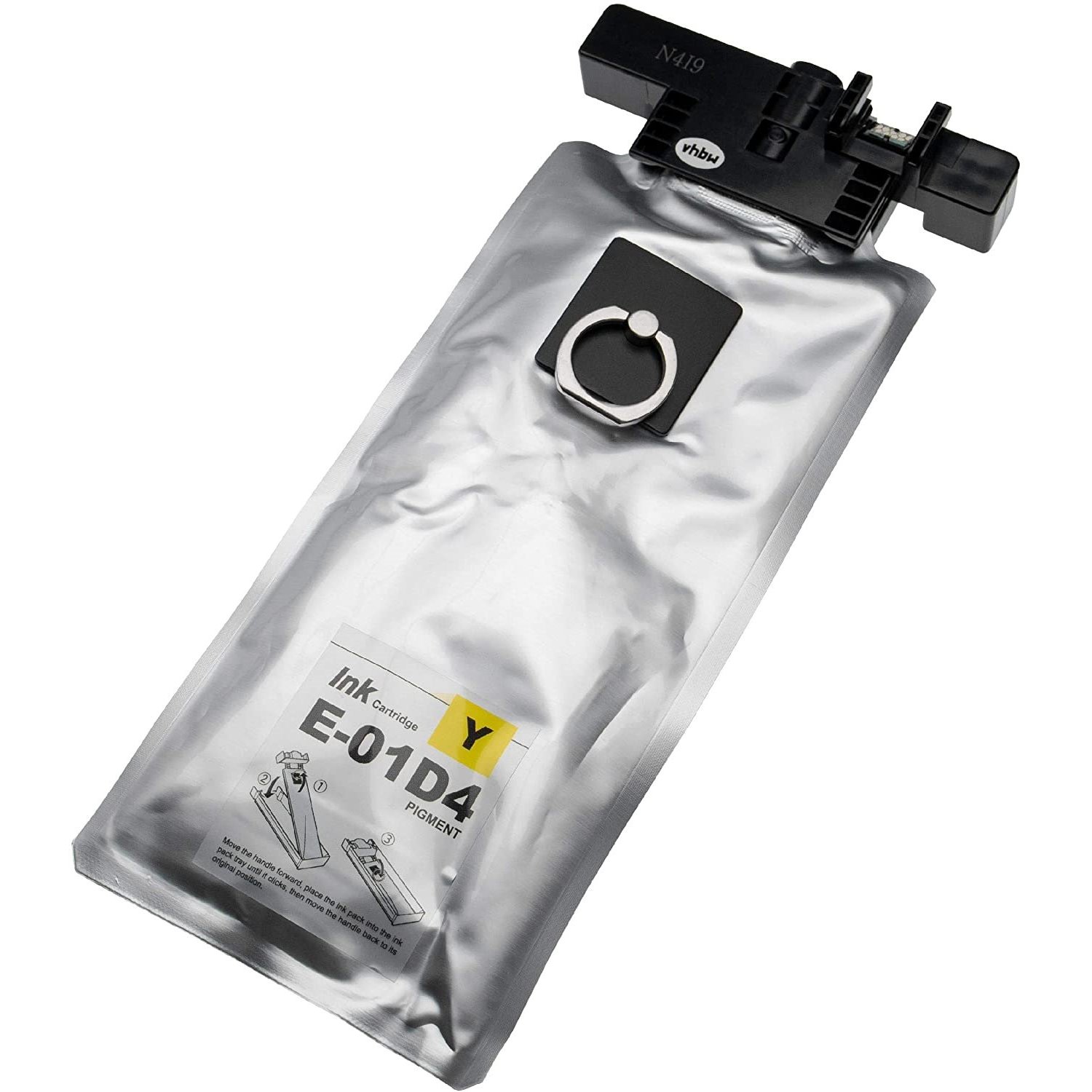 Tinteiro compatível Epson t01d4 / t01c4 amarelo tinta pigmentada (c13t01d400 / c13t01c400)