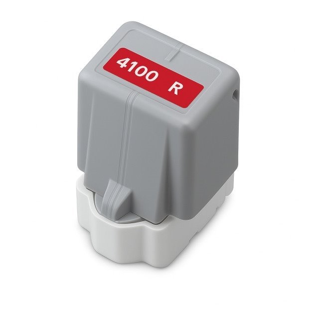 Tinteiro compatível canon pfi4100 vermelho pigmentada - pfi4100r / 6785c001