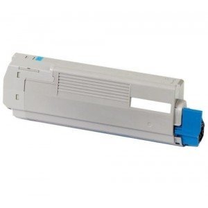 Toner compatível Oki c5850 / c5950 ciano (43865723)