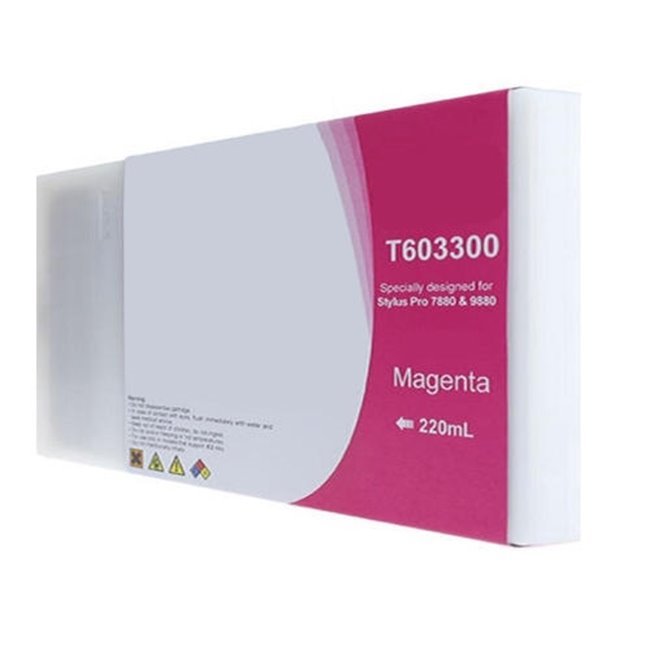 Tinteiro compatível Epson t6033 magenta tinta pigmentada c13t603300