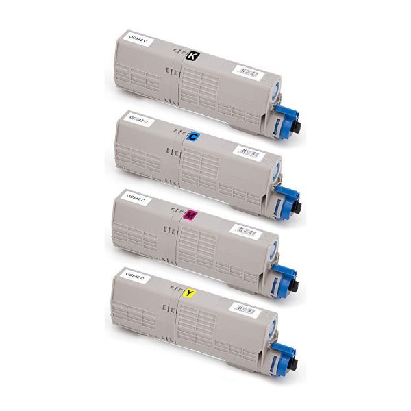 Pack 4 Toners compatíveis Oki C532DN / C542DN / MC573DN / MC563DN