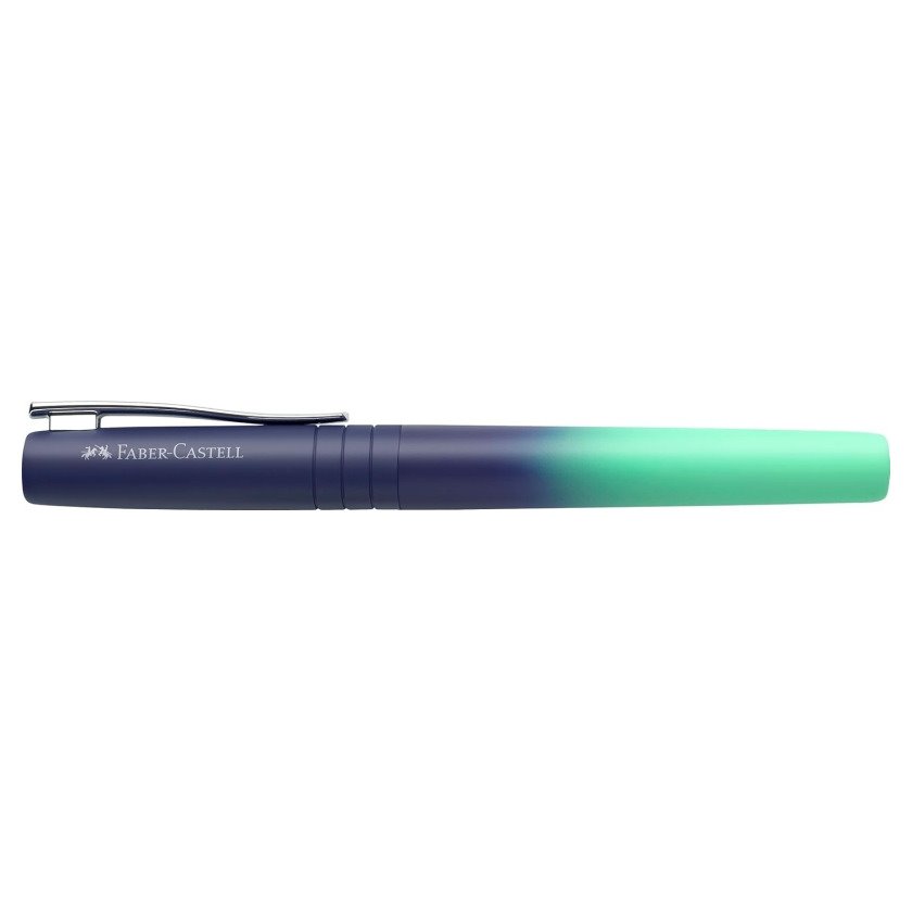 Caneta Faber-Castell Poly Ball Flow Edition Buzzing Blue - Azul/Turquesa