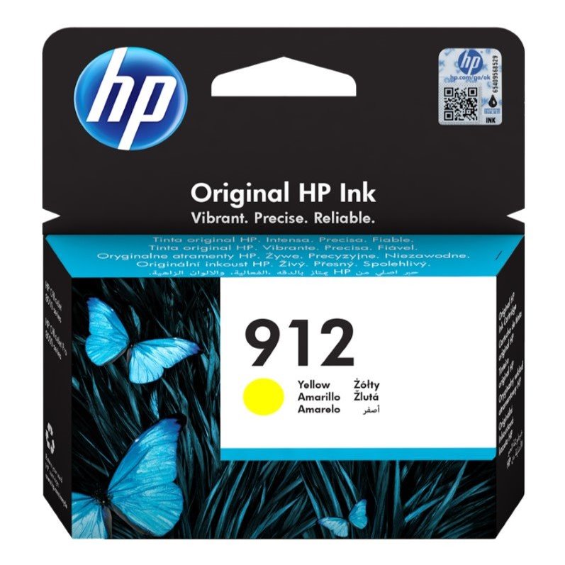 Tinteiro original Hp 912 amarelo (3YL79AE)