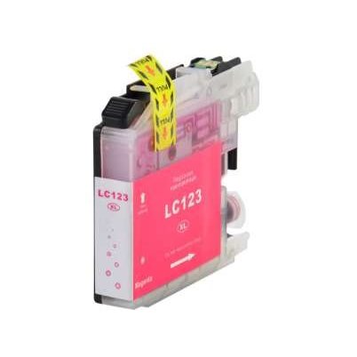Tinteiro compatível Brother LC123 magenta (LC121M/LC123M)
