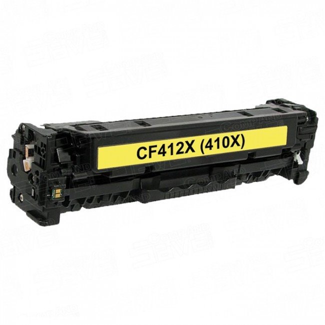 Toner compatível Hp cf412x amarelo 410x