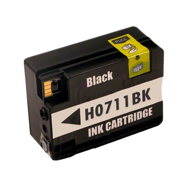 Tinteiro compatível Hp 711 preto (CZ133A / CZ129A)