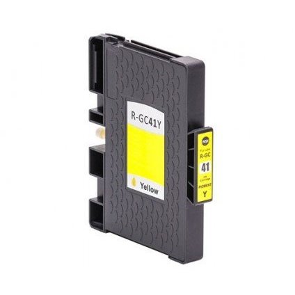 Tinteiro compatível ricoh gc41 amarelo tinta pigmentada 405768 / 405764