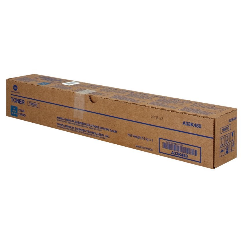 Toner original konica minolta tn321 ciano - tn321c/a33k450