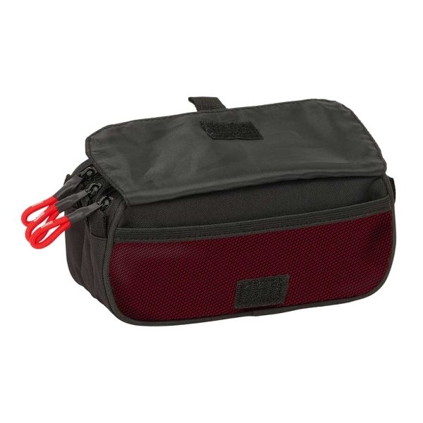Estojo Safta Munich Vulcan - 3 Compartimentos com Fechos de Correr
